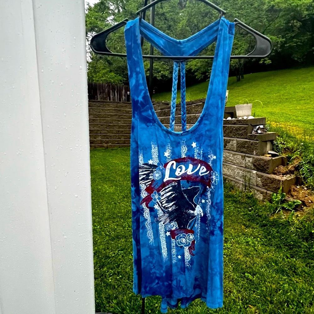 Women’s Patriotic Tank Sz M